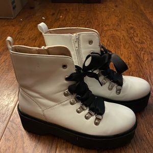 Forever 21 platform combat boots